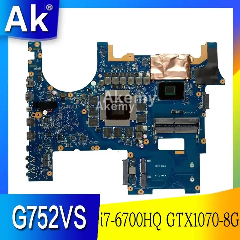 AK ROG G752VS материнская плата для ноутбука For Asus G752V G752 G752VM G752VMK G752VSK тест оригинальная