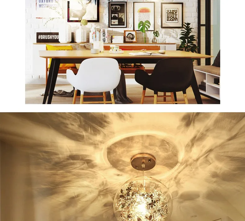 Modern Tangel Globe Flower Light Pendant Lamp 28