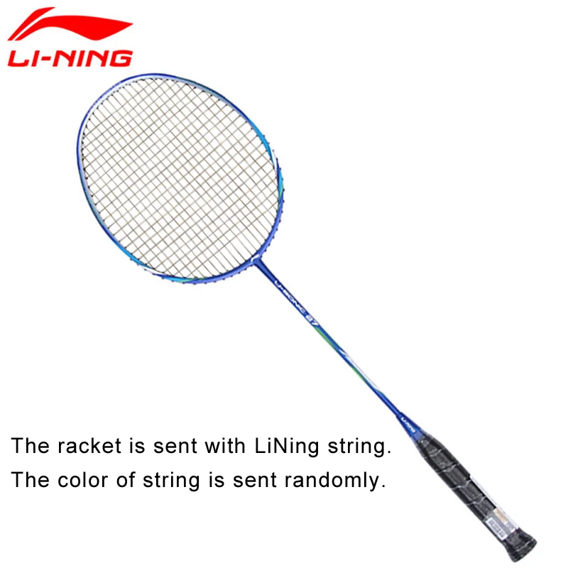 Li-Ning U-Sonic 27 raquetas bádminton con cuerda de fibra de carbono profesional forro raquetas AYPM224 ZYF211 Li-Ning U-Sonic 27 raquetas bádminton con cuerda de fibra de carbono profesional forro raquetas AYPM224 ZYF211