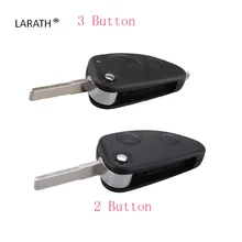 LARATH 2/3 Buttons Uncut SIP22 Blade Remote Car Key Case Shell Key Combo Flip Fob Car Key Shell for Alfa Romeo 147 156 166 GT