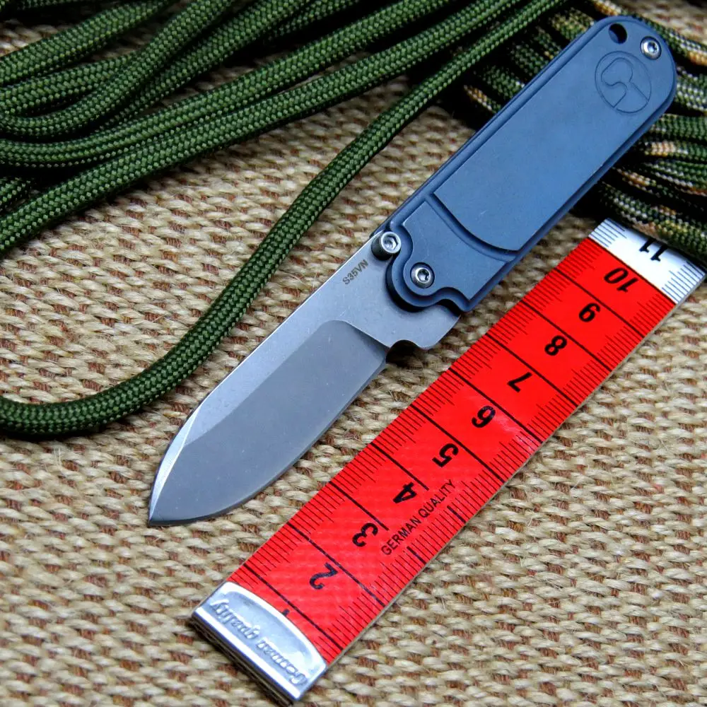 

Efeng serge Bean Mini folding knife S35VN blade key chain titanium handle camping pocket knives tactical outdoor EDC tools Knife