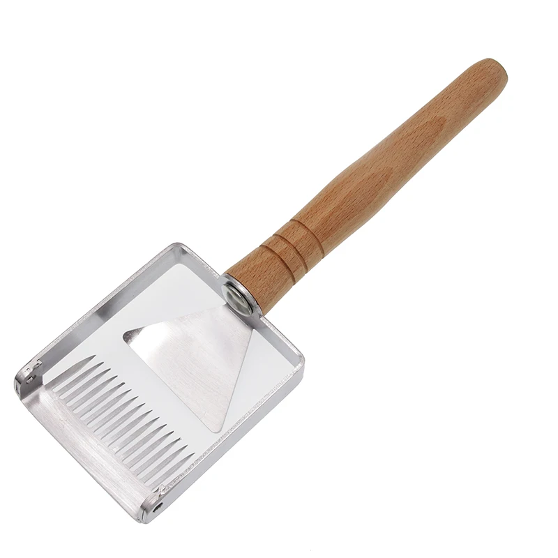 

Apiculture 1 Pc Honeycomb Tool Honeycomb Honey Scraper Metal+Wooden Handle Apicultura Equipment Uncapping Fork Beekeeping Tools