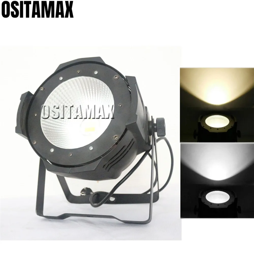 

4pcs/lot 100w COB Par Can Light LED Stage Lighting Effect 2IN1 Warm White Cold White Luces Par 64 Disco Light Par