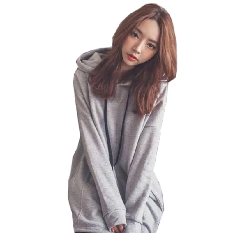 Wipalo Women Autumn Winter Warm Long Sleeve Hooded Hoodie