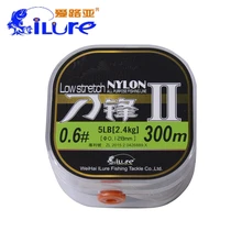 Ilure Blade2 300 м/260 м нейлоновая рыболовная леска 0,6#-8# высокая прочность устойчивость к истиранию морская Удочка 4-44 фунта рок рыболовные снасти
