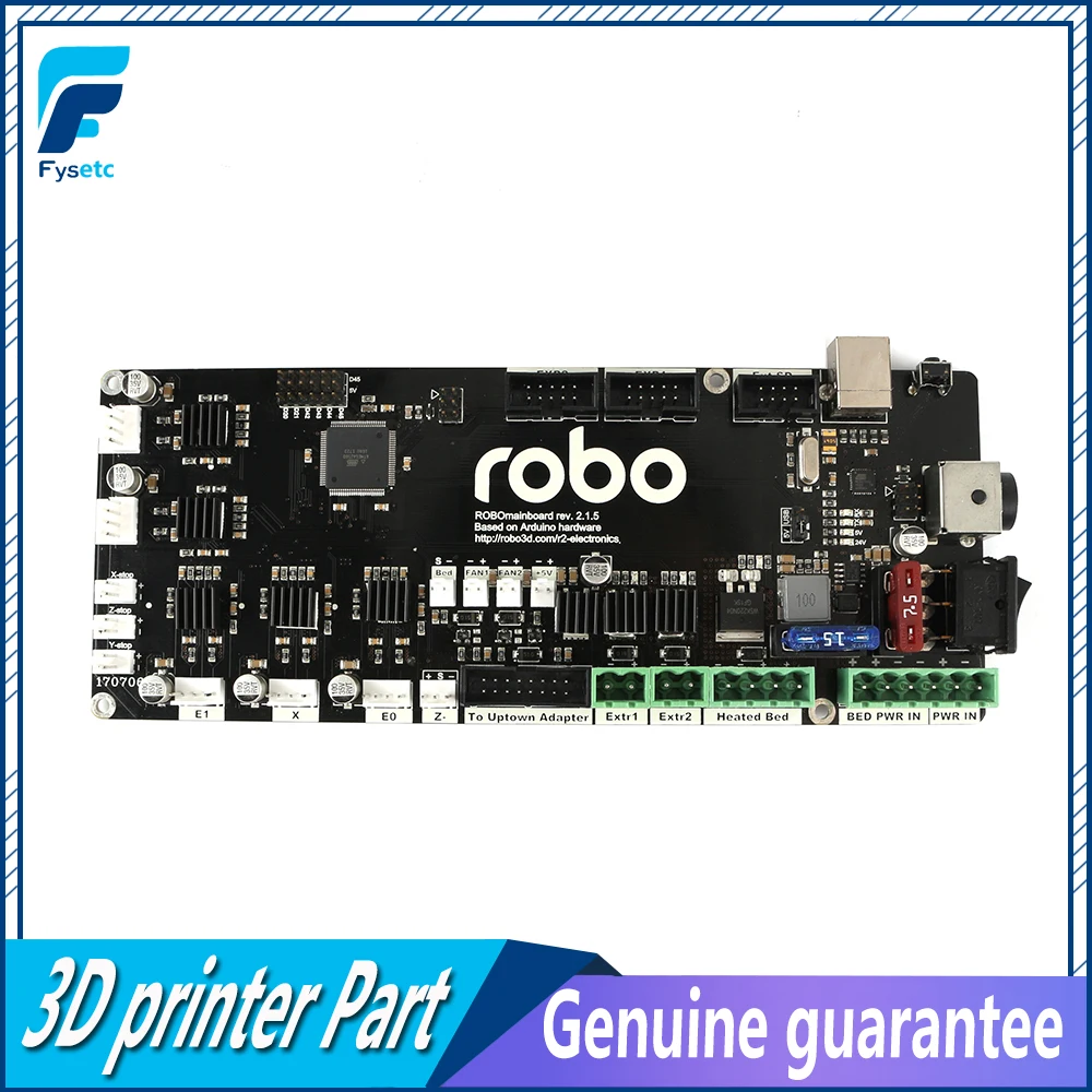 

ROBO Mainboard Based On A4988 Stepper Driver Board Mega2560 MCU Control Board For CNC Machines 3D Printer Parts