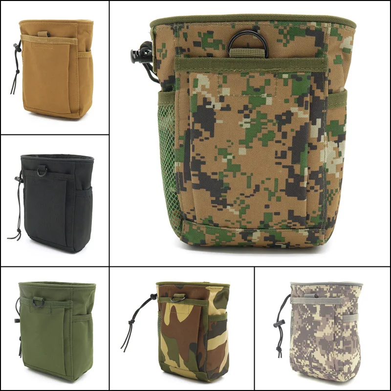 

Cartridge Bag Outdoors Airsoft Durable Waist Pouch Hunting Drawstring Tactical Oxford Cloth Camping Pocket Waist