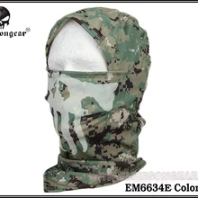 Emersongear призрак мульти-функциональный капюшон Световой Маска шарф военного Обувь с дышащей сеткой полный маска EM6634 мультикам черный AOR
