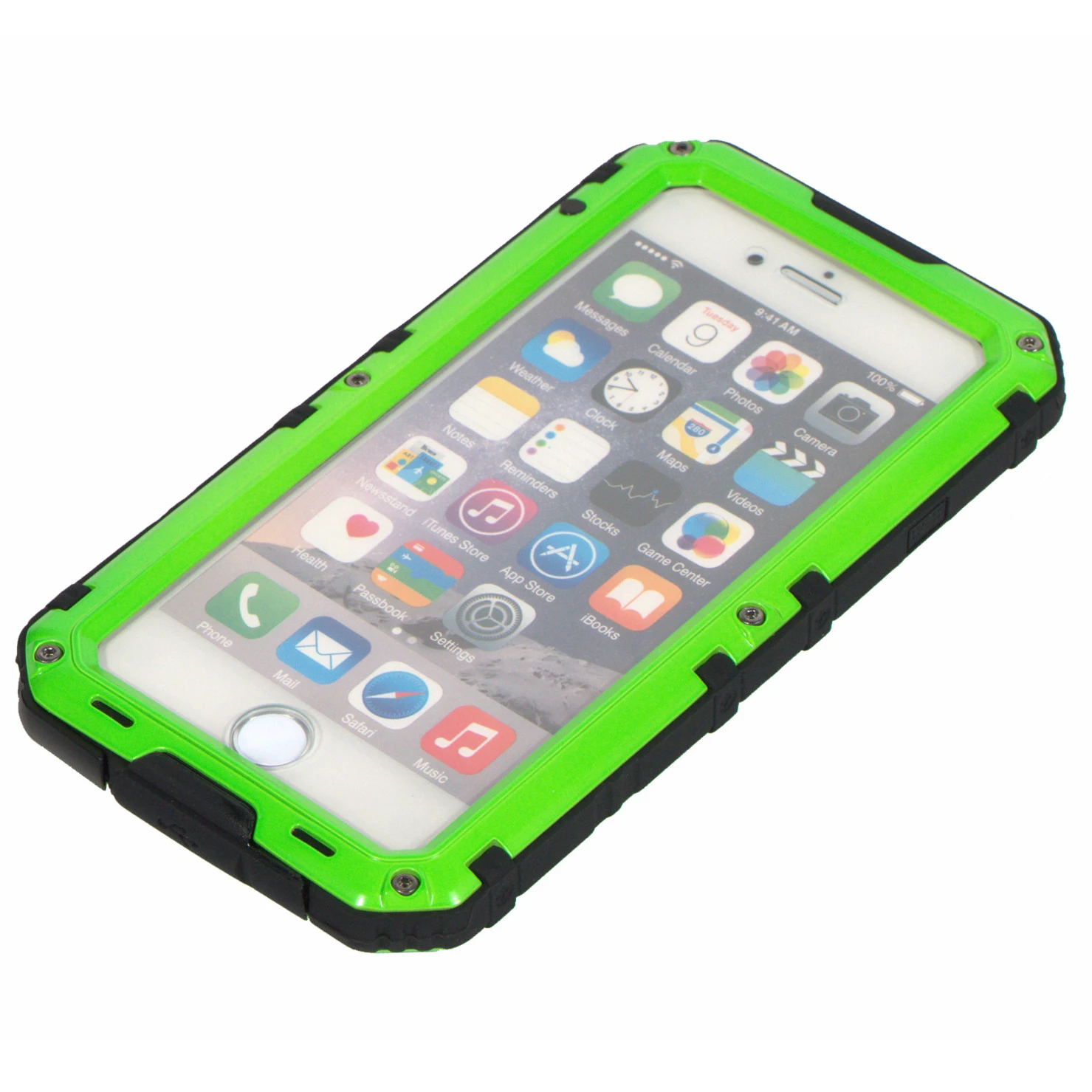 IP68 Waterproof Case For iPhone 6 6s Aluminum Metal Mobile Phone Case