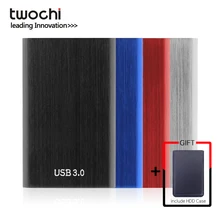 TWOCHI металлический портативный HDD 2,5 ''80 ГБ 120 Гб 160 Гб 250 ГБ 320 ГБ 500 ГБ внешний жесткий диск USB3.0 диск для ПК/Mac Xbox PS4