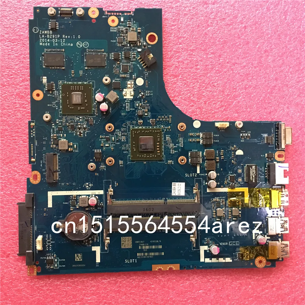 Ноутбук lenovo B50-45 материнская плата W8P AMD A8-6410 5B20G37213 2G ZAWBB LA-B291P DDR3