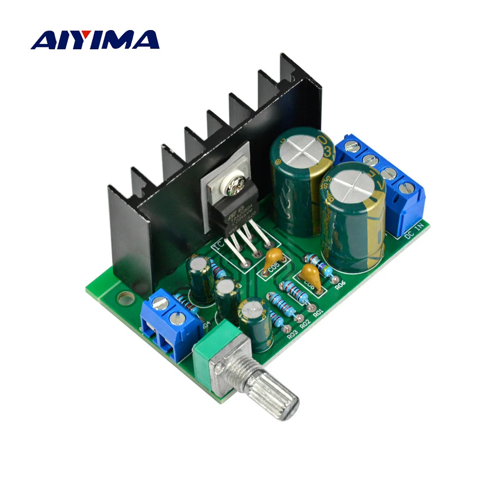

Aiyima Audio Amplifier Board TDA2050 Mono Audio Power Amplifier Module 5W-120W 1-Channel Single Power Supply 12-24V