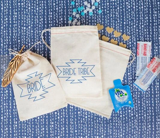 Bachelorette Party Hangover Kit Bags Bride Tribe Bridal Wedding Favor Gifts Bags