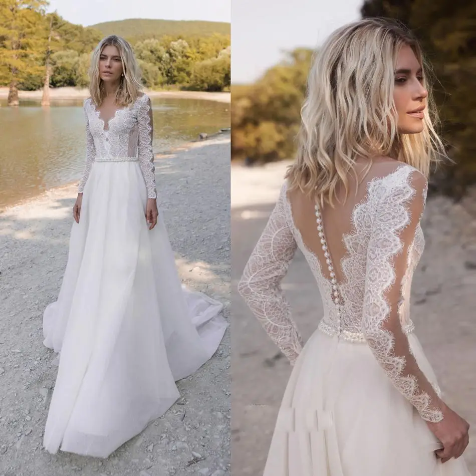 bohemian wedding dresses 2019