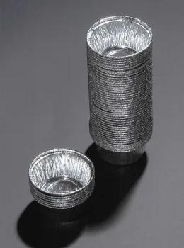 

B230 cups, round egg tarts, tin paper bowls, aluminum foil tarts, bottom tray, egg tarts, 125pcs aluminum foil moulds