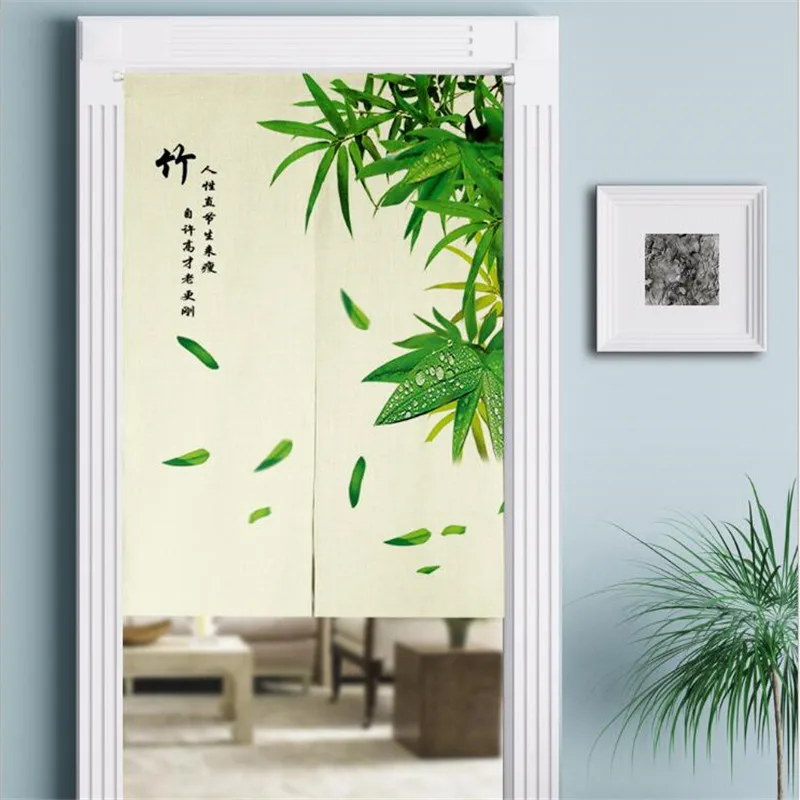 Веселый дверной занавес 85X120, декоративный китайский стиль, цветочный занавес для двери, для прихожей, кухни, Rideaux DL-HM385B* 30