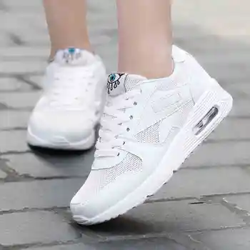 

top 2017 fall new women basketball shoes air cushion students female sports shoes running shoes breathable mesh sneakers