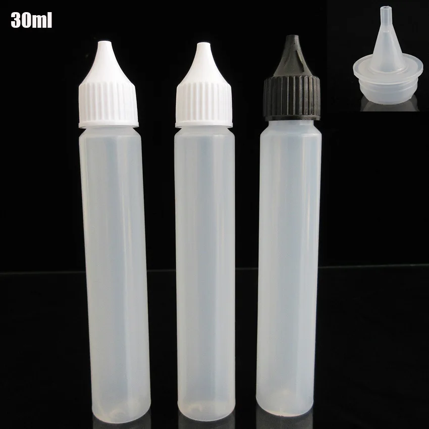 

20pcs 30ML Bottle with Screw plastic Cap,Plastic Empty Bottle use to Store and Dipense for most Liquid,Engin Oil Drops Packages