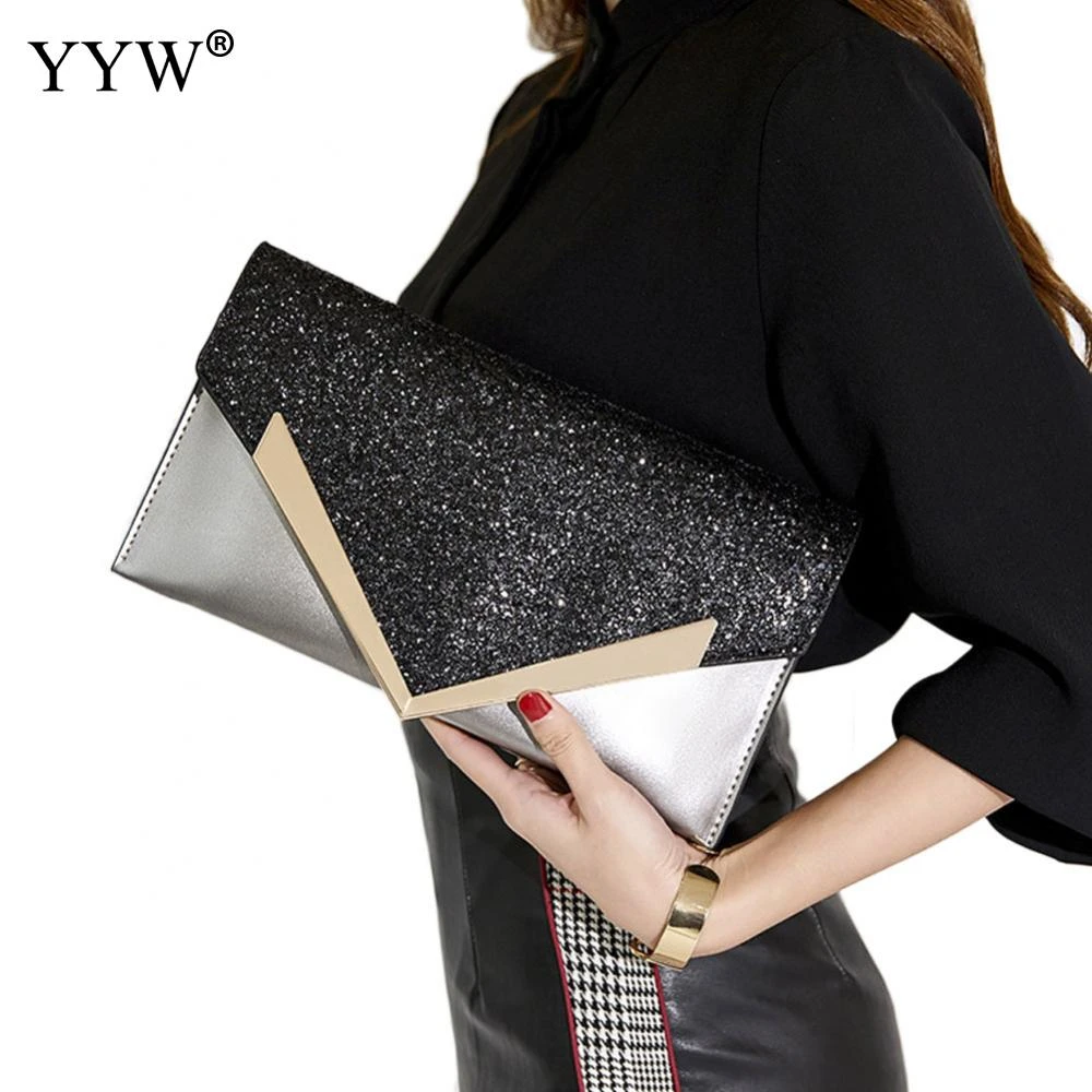 black envelope clutch