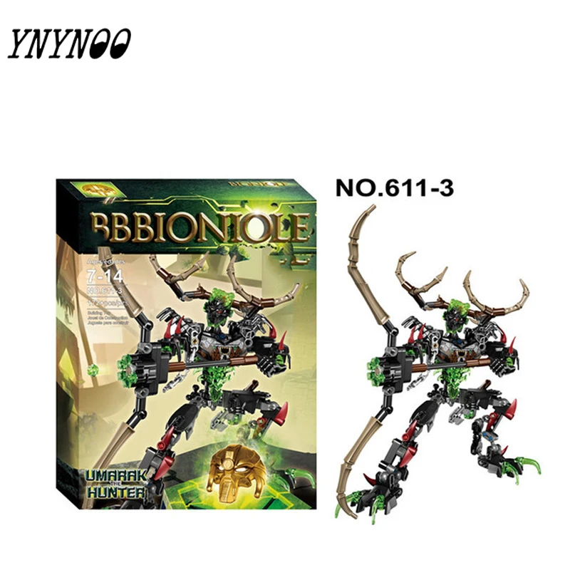 (Ynynoo) XSZ 611-3 Biochemical Warrior BionicleMask из легкого бионика Umarak Охотник кирпичи строительный