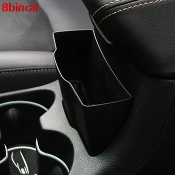 

Bbincar Car Styling Car Front Seat Armrest Box Storage Organizer Middle interior storage Box Pocket For Jeep Cherokee 2014-2016