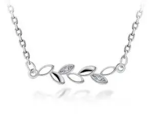 New Arrival Europe Style Women Girl Gift Cubic Zirconia Pendant Necklace 925 Sterling Silver Chain Jewelry Free Shipping | Украшения и