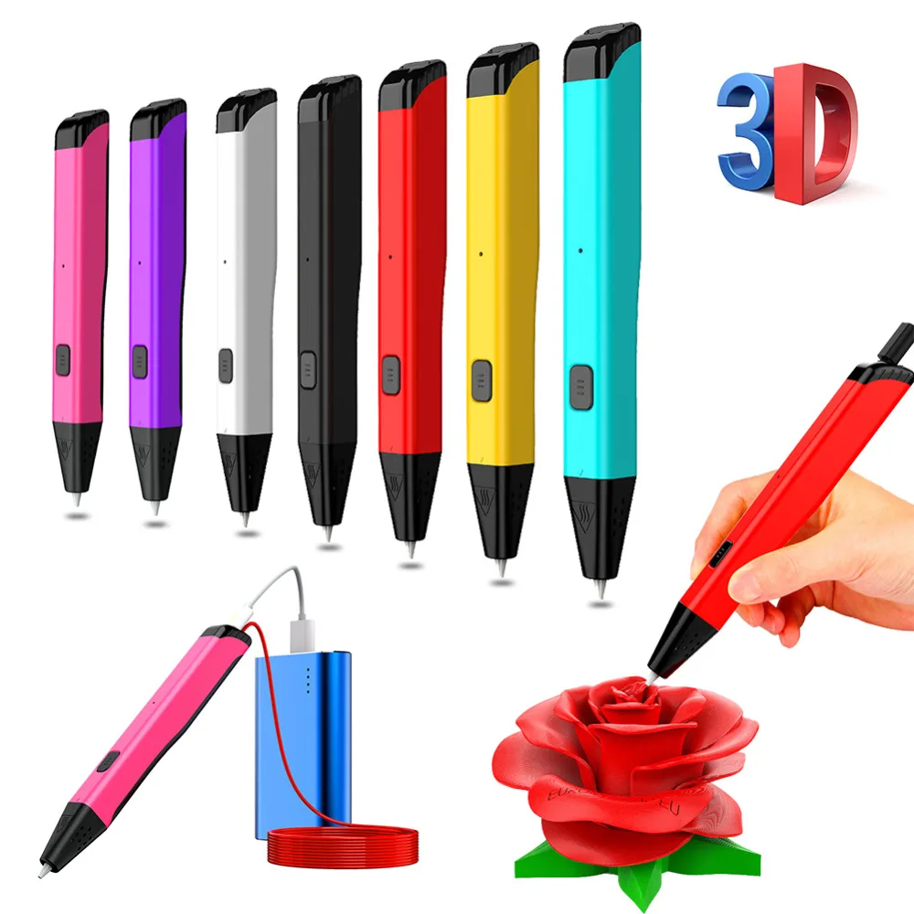 

Magical Creative Intelligent Low Temperature3D Printing Pen Drawing Pen Easy Operation Eco-friendly Painting Doodling