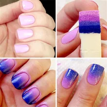 Горячие Vestido DIY 8 шт украшения для ногтей губки лак для стемпинга шаблон передачи инструмент для маникюра Сделай Сам ногти Prego