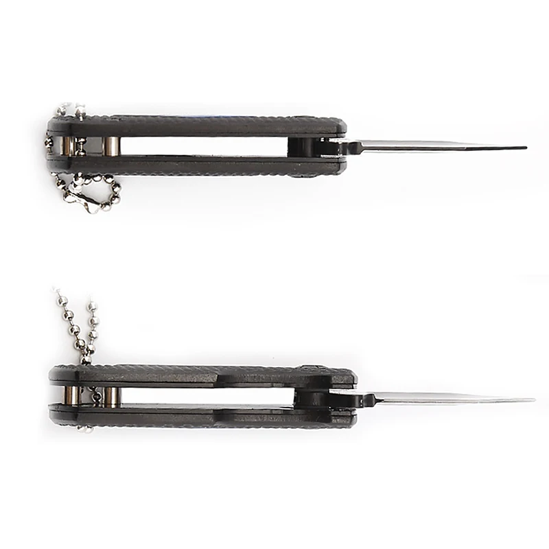 Venta al por mayor Mini plegable defensa táctico cuchillo llavero deportes al aire libre Camping caza trabajando de seguridad herramientas