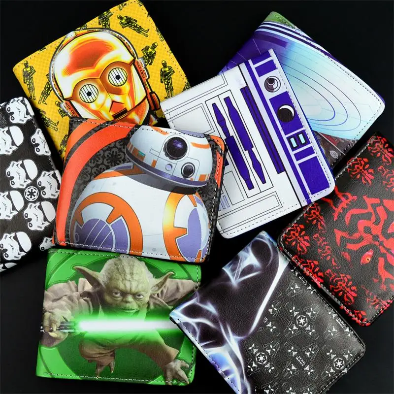 The new cartoon wallet Jack skull / Biohazard / Black Knight / white soldiers / Nintendo / Darth Maul men wallet