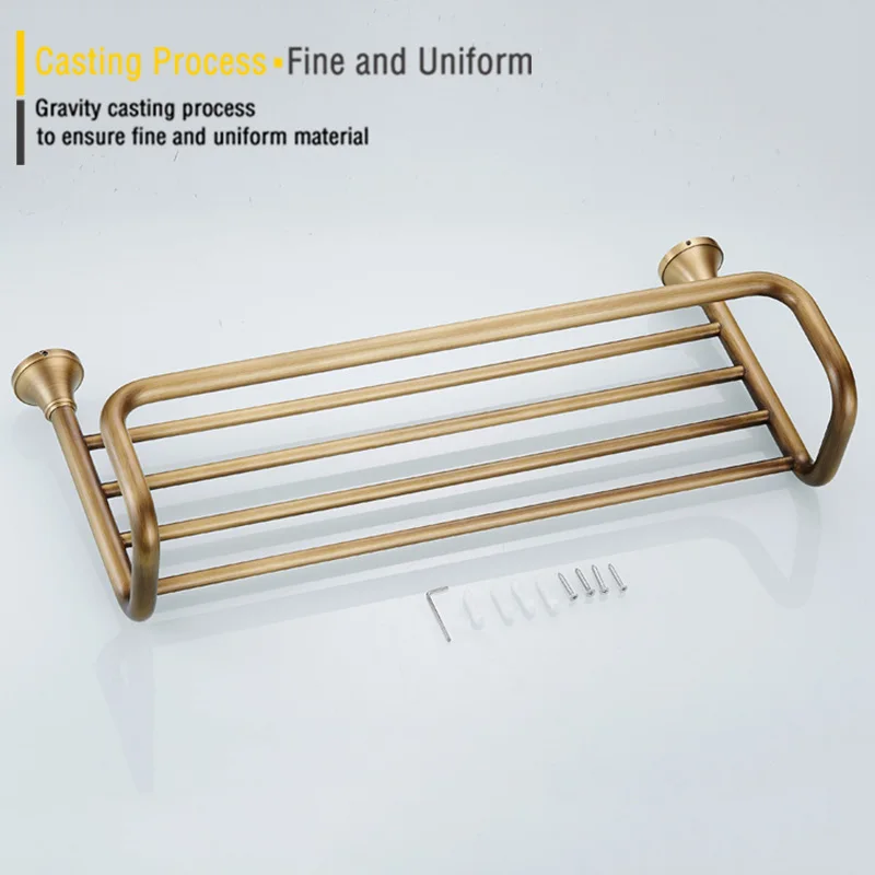 Cheap Bronze Bathroom Accessories Hardware Set Antique Hair Dryer Rack Coat Towel Shelf Rail Bar Shower Soap Dish Holder Toilet Brush