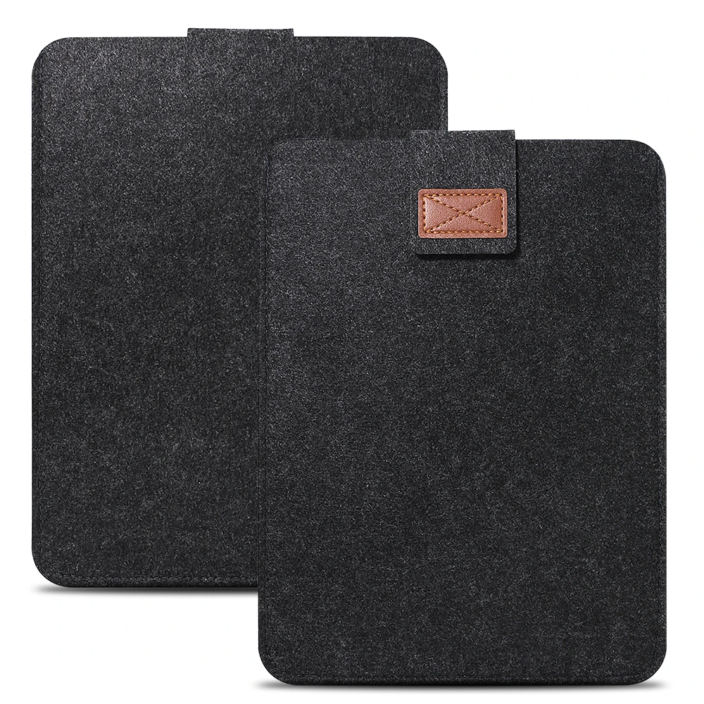 

7.9- 12.9" Universal Felt Fiber Sleeve Bag Case For iPad 2018 Air Mini Pro For Huawei Samsung Xiaomi Kindle Tablet Cover Pouch