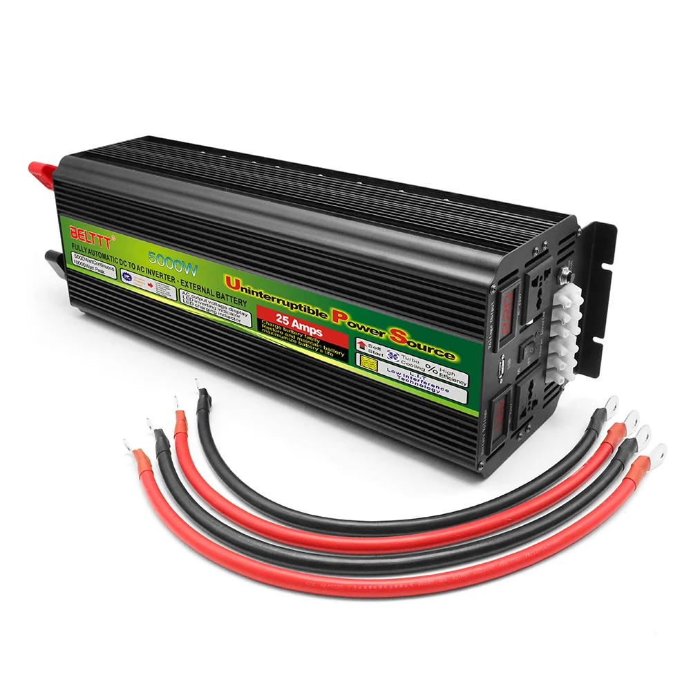 US $216.06 Intelligent 5000w UPS solar power inverter 5000Watt modified sine wave inverter