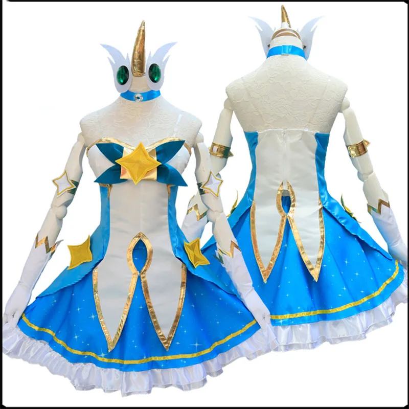 Костюм для косплея LOL Soraka из игры звезда Хранитель косплей платье искусственного