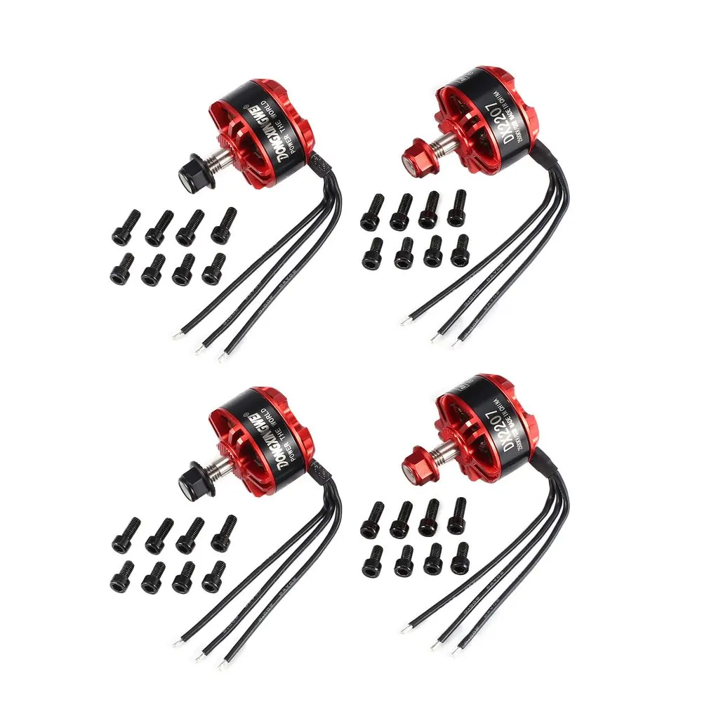 4 шт. DXW DX2207 2500KV 3-6 S CW/CCW бесщеточный двигатель для RC гоночного дрона многоплановый самолет вертолет Квадрокоптер самолет