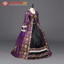 High Quality Gothic Princess Renaissance Colonial Period Dress Ball Gown Reenactment Theater Clothing