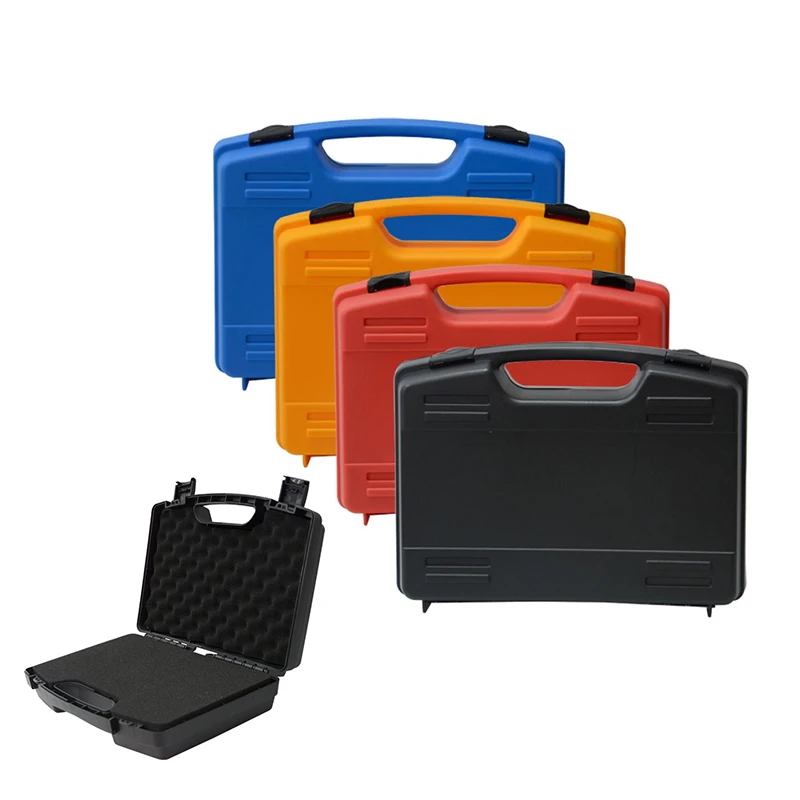 

Safety Instrument Tool Box ABS Plastic storage Toolbox Protective Shockproof Tool Box Equipment Suitcase Tool Case w Foam
