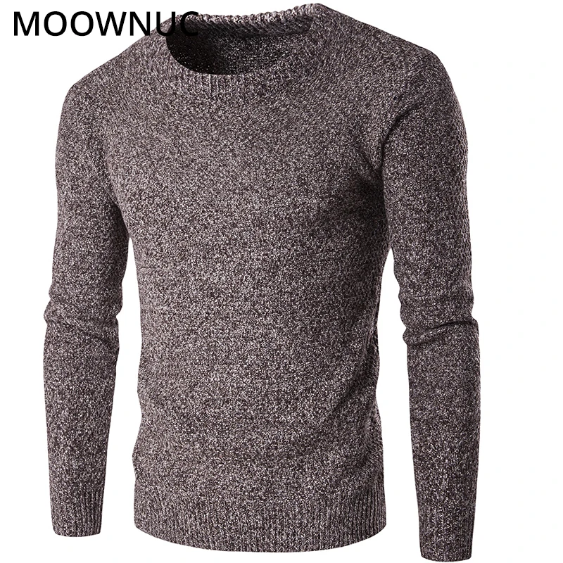 

Thick Sweaters Pullover Homme Slim Keep Warm Fashion Smart Casual Modish Male Sweaters Bottoming shirt Autumn Men MOOWNUC MWC