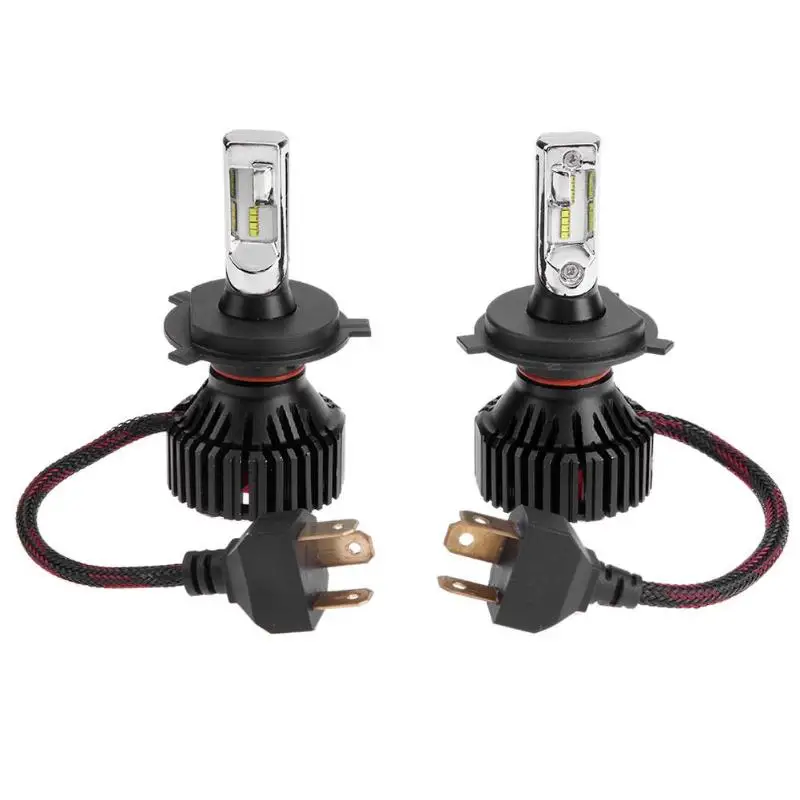 VODOOL 2Pcs 9 32V 6500K 50W T8 ZES H4 9005 Car Auto Headlight LED Bulb