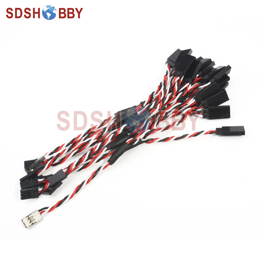 10 шт. * Сверхмощный 22 #/22AWG сервопривод витой провод Y кабель 150 мм|servo cable|servo wireservo y |