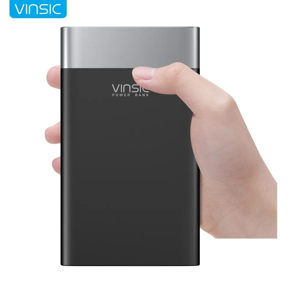 Vinsic 20000 мАч Power Bank QC3.0 Быстрая Зарядка 3.0 2.4A Dual USB Type-C Зарядное Устройство Для Samsung