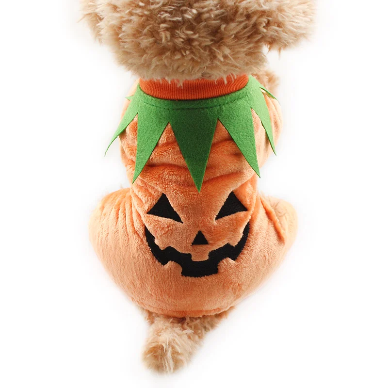 

Armi store Pumpkin Smile Halloween Four Legs Dog Jumpsuits Fall Winter Warm Rompers For 6141038 Pet Clothes Supplies