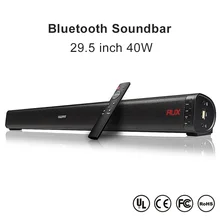 OKEPOO домашний кинотеатр 40 Вт Bluetooth Саундбар для ТВ аудио динамик 29,5 дюймов 2,0 3D объемный канал стерео RCA оптическая звуковая панель