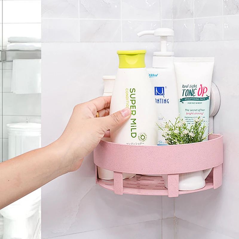 الحمام تخزين الرف سلة مربع التجميل ذاتية اللصق المطبخ الإسفنج الأنظف المنظم الجرف