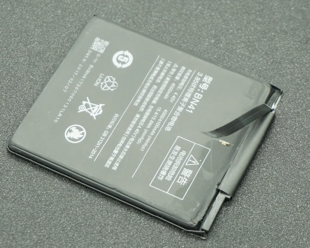 LehonS 4000 мАч умная запасная батарея для мобильного телефона Xiaomi Redmi Hongmi Note 4 Note4 MTK Helio