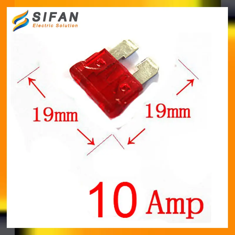500pcs Car Fuse 10A 10 AMP Medium Sizefuse 10acar fuse 10acar fuse
