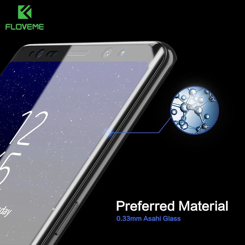 FLOVEME 0 33 мм 3D изогнутый Arc экран протектор для Samsung Galaxy Note 8 9H защита закаленное
