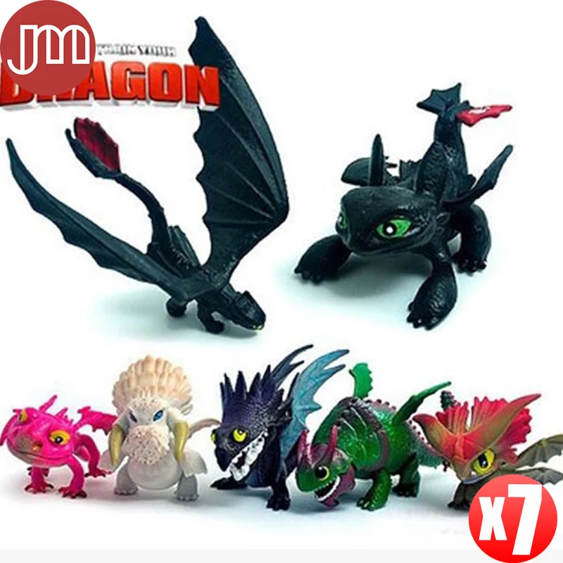 Buy New 7 PCS Night Fury How to Train Your Dragon 2