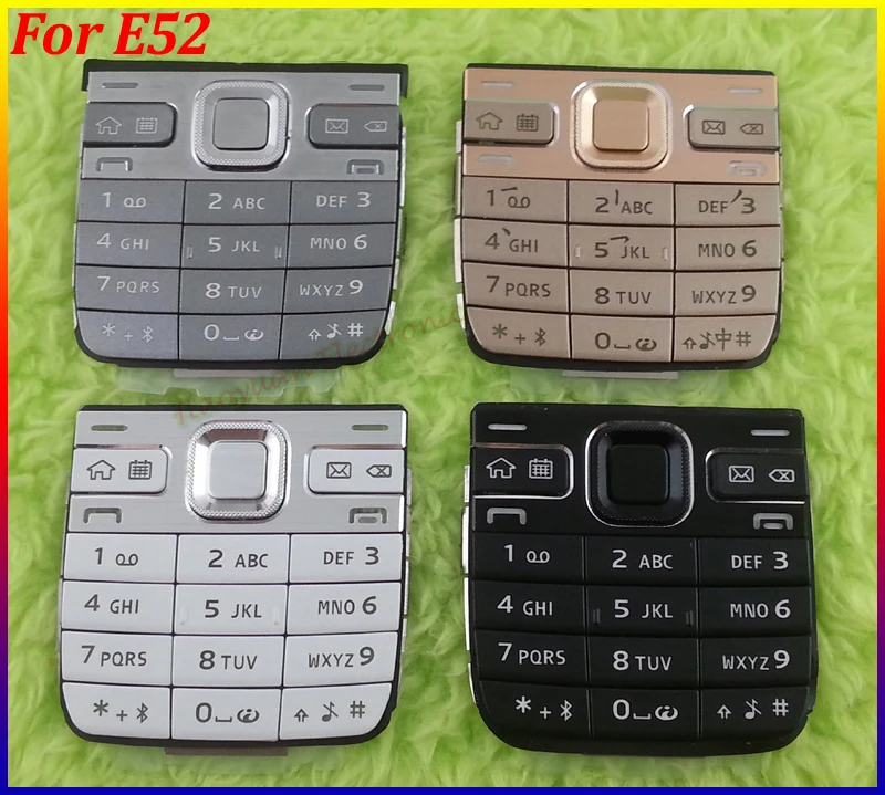 

HAOYUAN.P.W Menu Home Button Keyboard Housing Cover Case For Nokia E52