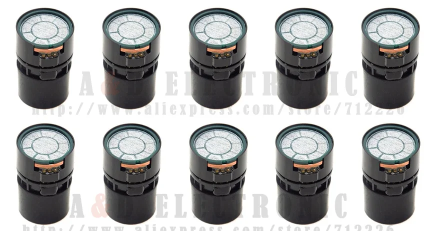 

10PCS/LOT Replacement Cartridge Microphone Fit for EW135G3 100G2G3 Wireless